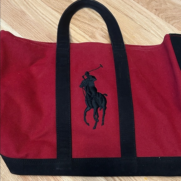Ralph Lauren Red and Black Tote Bag - Picture 1 of 4